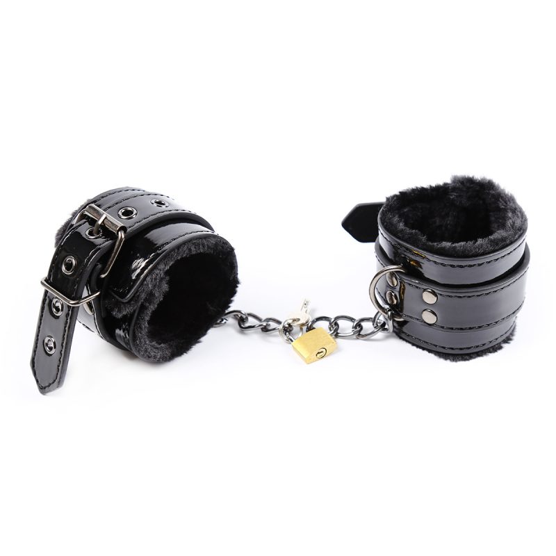 'Restrain Me'- Faux Fur lined wrist cuffs