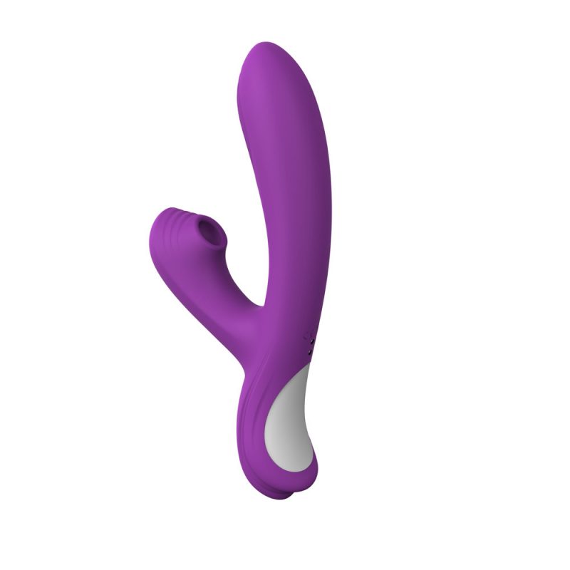 The Boss –Vibrator with Clit Sucker and G-Spot Stimulator, waterproof, USB charger